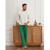 image:imageEkouaer Mens Pajama Pants Lounge Pants with Pockets Soft Sleep Pants Loose Fit Pj Bottoms with Drawstring SXXLGreen Plaid