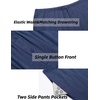 image:imageEkouaer Mens Pajama Pants Lounge Pants with Pockets Soft Sleep Pants Loose Fit Pj Bottoms with Drawstring SXXLNavy Blue