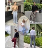 image:imageEkouaer Mens Pajama Pants Lounge Pants with Pockets Soft Sleep Pants Loose Fit Pj Bottoms with Drawstring SXXLRed Plaidblue Plaid