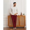 image:imageEkouaer Mens Pajama Pants Lounge Pants with Pockets Soft Sleep Pants Loose Fit Pj Bottoms with Drawstring SXXLRed Plaidblue Plaid02