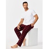 image:imageEkouaer Mens Pajama Pants Lounge Pants with Pockets Soft Sleep Pants Loose Fit Pj Bottoms with Drawstring SXXLRed Plaidgreen Plaid