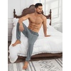 image:imageEkouaer Mens Pajama Pants Ultra Lightweight Pjs Bottoms Soft Sleep Jogger Pants with Pocket DrawstringLight Grey