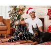 image:imageEkouaer Mens Pajama Pants Ultra Lightweight Pjs Bottoms Soft Sleep Jogger Pants with Pocket DrawstringXmas Light Bulbs