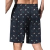 image:imageEkouaer Mens Pajama Shorts Soft Sleepwear Bottoms Elastic Waistband Loungewear Breathable Men Shorts with PocketsTurtle