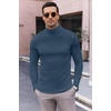 image:imageEkouaer Mens Turtleneck Long Sleeve Turtle Neck Shirts Basic Lightweight Undershirt Thermal Pullover Sweater SXXLBlue