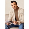 image:imageEkouaer Mens Turtleneck Long Sleeve Turtle Neck Shirts Basic Lightweight Undershirt Thermal Pullover Sweater SXXLBrown