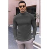 image:imageEkouaer Mens Turtleneck Long Sleeve Turtle Neck Shirts Basic Lightweight Undershirt Thermal Pullover Sweater SXXLGrey