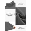 image:imageEkouaer Mens Turtleneck Long Sleeve Turtle Neck Shirts Basic Lightweight Undershirt Thermal Pullover Sweater SXXLGrey