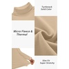 image:imageEkouaer Mens Turtleneck Long Sleeve Turtle Neck Shirts Basic Lightweight Undershirt Thermal Pullover Sweater SXXLKhaki