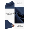 image:imageEkouaer Mens Turtleneck Long Sleeve Turtle Neck Shirts Basic Lightweight Undershirt Thermal Pullover Sweater SXXLNavy Blue
