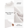 image:imageEkouaer Mens Turtleneck Long Sleeve Turtle Neck Shirts Basic Lightweight Undershirt Thermal Pullover Sweater SXXLWhite