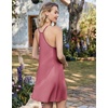 image:imageEkouaer Nightgowns for Women Bamboo Viscose Night Gown Sleeveless Sleep Dress Racerback Chemise Cooling SleepwearDeep Pink