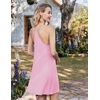 image:imageEkouaer Nightgowns for Women Bamboo Viscose Night Gown Sleeveless Sleep Dress Racerback Chemise Cooling SleepwearLight Pink