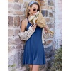 image:imageEkouaer Nightgowns for Women Bamboo Viscose Night Gown Sleeveless Sleep Dress Racerback Chemise Cooling SleepwearNavy