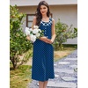image:imageEkouaer Nightgowns for Women Cotton Long Night Gown Sleeveless Sleep Dress Victorian Nightdress Ladies SleepwearBlue Dot