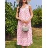 image:imageEkouaer Nightgowns for Women Cotton Long Night Gown Sleeveless Sleep Dress Victorian Nightdress Ladies SleepwearPink Florals