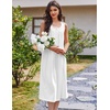 image:imageEkouaer Nightgowns for Women Cotton Long Night Gown Sleeveless Sleep Dress Victorian Nightdress Ladies SleepwearWhite