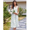 image:imageEkouaer Nightgowns for Women Cotton Long Night Gown Sleeveless Sleep Dress Victorian Nightdress Ladies SleepwearWhite Blue Florals