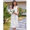 image:imageEkouaer Nightgowns for Women Cotton Long Night Gown Sleeveless Sleep Dress Victorian Nightdress Ladies SleepwearWhite Purple Florals