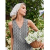 image:imageEkouaer Nightgowns for Women Cotton Night Gowns Tank Night Shirts Sleeveless Sleep Dress Button Sleep Shirts Henley SleepwearBlack Floral