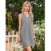 image:imageEkouaer Nightgowns for Women Cotton Night Gowns Tank Night Shirts Sleeveless Sleep Dress Button Sleep Shirts Henley SleepwearBlack Floral