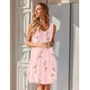 image:imageEkouaer Nightgowns for Women Sleeveless Sleep Shirt Tank Night Gown V Neck Chemise Pleated Night Shirt Soft Sleep DressLily Elegance