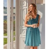 image:imageEkouaer Nightgowns for Women Sleeveless Sleep Shirt Tank Night Gown V Neck Chemise Pleated Night Shirt Soft Sleep DressSparkling Branches