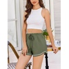 image:imageEkouaer Pajama Shorts for Women 2026 Soft Sleep Shorts Casual Lounge Shorts Comfy Pj Bottoms with PocketsArmy Green