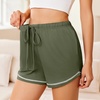 image:imageEkouaer Pajama Shorts for Women 2026 Soft Sleep Shorts Casual Lounge Shorts Comfy Pj Bottoms with PocketsArmy Green