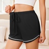 image:imageEkouaer Pajama Shorts for Women 2026 Soft Sleep Shorts Casual Lounge Shorts Comfy Pj Bottoms with PocketsBlack