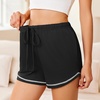 image:imageEkouaer Pajama Shorts for Women 2026 Soft Sleep Shorts Casual Lounge Shorts Comfy Pj Bottoms with PocketsBlack and Army Green