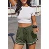 image:imageEkouaer Pajama Shorts for Women 2026 Soft Sleep Shorts Casual Lounge Shorts Comfy Pj Bottoms with PocketsBlack and Army Green