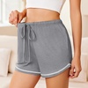 image:imageEkouaer Pajama Shorts for Women 2026 Soft Sleep Shorts Casual Lounge Shorts Comfy Pj Bottoms with PocketsBlack and Light Grey
