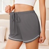 image:imageEkouaer Pajama Shorts for Women 2026 Soft Sleep Shorts Casual Lounge Shorts Comfy Pj Bottoms with PocketsDark Grey