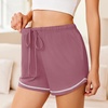 image:imageEkouaer Pajama Shorts for Women 2026 Soft Sleep Shorts Casual Lounge Shorts Comfy Pj Bottoms with PocketsDark Grey and Dusty Rose