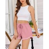 image:imageEkouaer Pajama Shorts for Women 2026 Soft Sleep Shorts Casual Lounge Shorts Comfy Pj Bottoms with PocketsPink