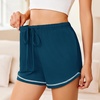 image:imageEkouaer Pajama Shorts for Women 2026 Soft Sleep Shorts Casual Lounge Shorts Comfy Pj Bottoms with PocketsTeal