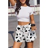image:imageEkouaer Pajama Shorts for Women 2026 Soft Sleep Shorts Casual Lounge Shorts Comfy Pj Bottoms with PocketsWhite Cow
