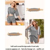 image:imageEkouaer Pajamas for Women Set 2 Piece PJ Soft Comfy Lounge Sets Short Sleeve Tops Shorts Sets Cotton Sleepwear SXXL