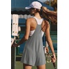 image:imageEkouaer Rompers for Women Summer Casual Sleeveless Short Overalls Boho Spaghetti Strap Shorts Jumpsuit with PocketsLight Gray