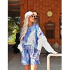 image:imageEkouaer Shorts Pajama Set for Women Soft Casual Lounge Sets Short Sleeve 2 Piece Outfits with Pockets SXXXL