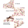 image:imageEkouaer Silk Pajama for Women Short Sleeve Satin Pj Set Two Piece Soft Sleepwear Loungewear SXXLChampagne Teddy