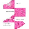 image:imageEkouaer Silk Pajama for Women Short Sleeve Satin Pj Set Two Piece Soft Sleepwear Loungewear SXXLPink Leopard