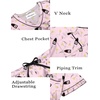 image:imageEkouaer Silk Pajama for Women Short Sleeve Satin Pj Set Two Piece Soft Sleepwear Loungewear SXXLPink Wine Glass