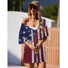 image:imageEkouaer Summer Rompers for Women Short Sleeve Oversized Tshirt Romper Reversible Baggy Jumpsuit Outfits with PocketsBlack Flower