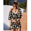 image:imageEkouaer Summer Rompers for Women Short Sleeve Oversized Tshirt Romper Reversible Baggy Jumpsuit Outfits with PocketsThe American Flag