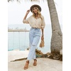 image:imageEkouaer Women 2 Piece Sets Lounge Sets Summer Outfits Button Down Shirts and Casual Shorts with Pockets