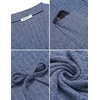 image:imageEkouaer Women Robe Ribbed Knit Soft Bathrobe Knee Length Robes Stretchy Short Sleepwear with Pockets
