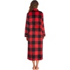 image:imageEkouaer Women Zipper Robe Long Sleeves Bathrobe Zip Up House Robes Fleece Warm Sleepwear Soft Housecoat with Pockets
