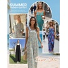 image:imageEkouaer Womens Casual Overalls Loose Wide Leg Jumpsuits Summer Boho Floral Printed Baggy Rompers with PocketsFlag